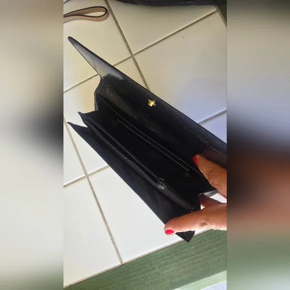 Vintage Balenciaga Black Women's Wallet - Picture 2 of 8